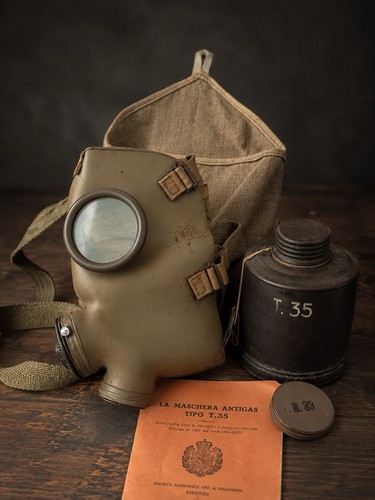 Maschera antigas italiana - , t.35