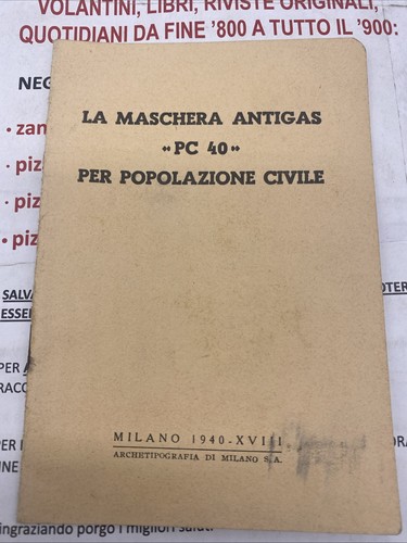 Maschera antigas 40 - la, 40"