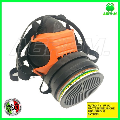 Maschera anti gas con - , filtro
