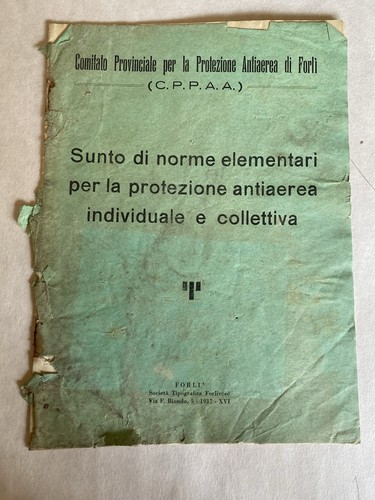 Raro opuscolo protezione - raro,